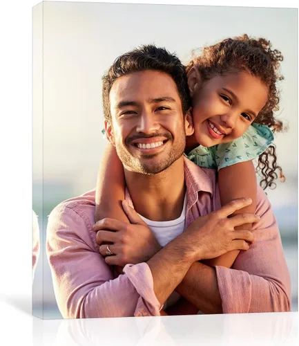 Vista 11 de GMissT Impresiones en lienzo con tus fotos – Cuadros personalizados sobre lienzo póster personalizado para decoración del hogar – Marcos flotantes