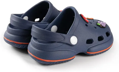 Vista 3 de KIDSUN Zuecos de jardín para niños y niñas, sandalias de agua sin cordones, ligeras, para exteriores, verano, playa, piscina