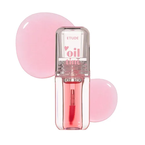 Vista 10 de ETUDE Dear Darling Oil Tint, #3 Neon Pink, Aceite hidratante para labios Rosa neón