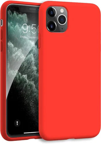 Vista 75 de MXX Funda para iPhone 11 Pro Max, funda de silicona suave resistente a los arañazos, protección completa de la cámara, forro de microfibra