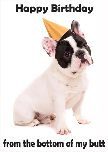 Vista 25 de Glory To Dog Ah Wooo Tarjeta de cumpleaños feliz con tarjeta de felicitación y sobre para envío