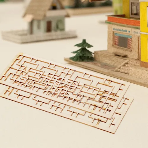 Vista 9 de jojofuny 4 piezas 1: 12 escala casa de muñecas miniatura divisor de habitación, muebles de pantalla plegable de estilo japonés de madera, decoración