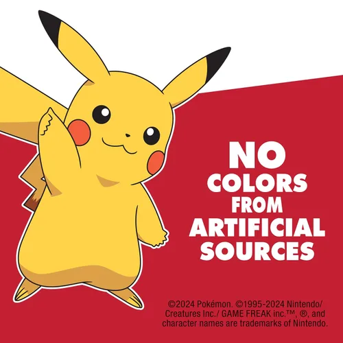 Vista 3 de Pokemon - Snacks con sabor a frutas, 17.6 onzas, 22 bolsas Sin gluten, sin grasa, 80 calorías por porción, sin colores de fuentes artificiales