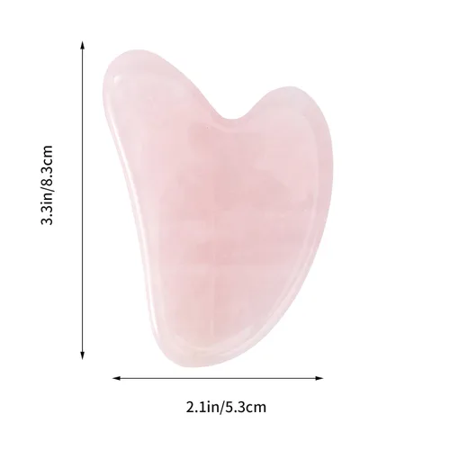 Vista 5 de rosenice Gua Sha Herramientas faciales Guasha Herramienta Gua Sha Jade Piedra para el cuidado de la piel facial Cuerpo Acupuntura Alivia
