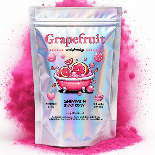 Vista 18 de Bomba de baño brillante de cereza negra en una bolsa - Bombas de baño perfumadas hechas a mano para mujeres, niños y hombres - Bombas de baño