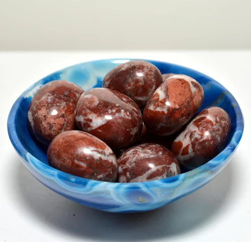 Vista 22 de Piedras pulidas de sodalita azul natural, piedras preciosas pulidas de cristal de cuarzo mineral Cabujones espumosos de África del Sur, 5