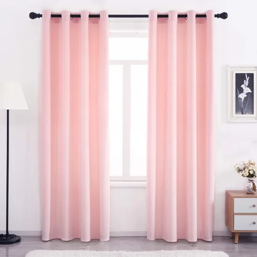 Vista 13 de SPXTEX Cortinas Opacas de Terciopelo Verde - 84 Pulgadas de Largo, Bloqueo de Luz, Parte Superior con Ojales, Aislamiento de Calor, Térmico