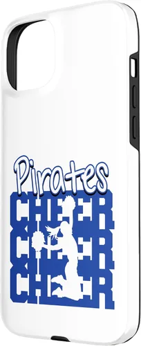 Vista 20 de Pirates Cheer Back to School Cheerleading Spirit B Case for iPhone 16