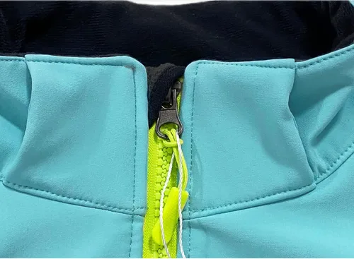 Vista 4 de M2C Chaqueta Softshell Cortavientos con Capucha y Forro Polar para Niños y Niñas