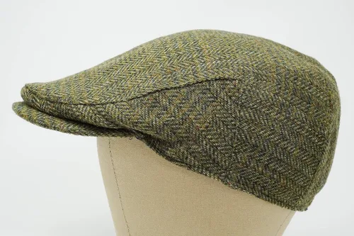 Vista 2 de Borges & Scott The Galway - Gorra plana de tweed irlandés
