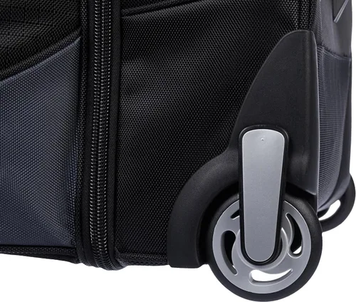 Vista 6 de Tienda Basics Lona con ruedas Ripstop Negro Bolsa de lona