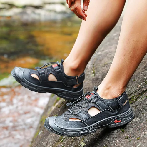 Vista 2 de YUHAOTIN Zapatos de cancha de tenis para hombres y hombres zapatos de agua transpirables zapatos casuales transpirables antideslizantes zapatos