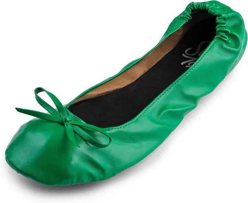 Vista 2 de Zapatillas de ballet plegables y portátiles enrollables para mujer