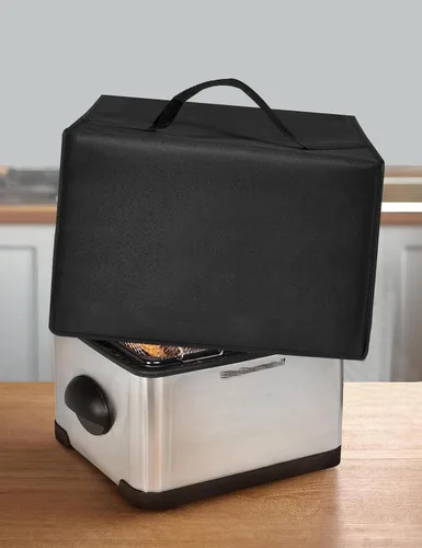 Vista 5 de Cubierta para freidora de alta resistencia, impermeable, resistente al calor, funda de nailon para Hamilton Beach Electric/para Elite Gourmet