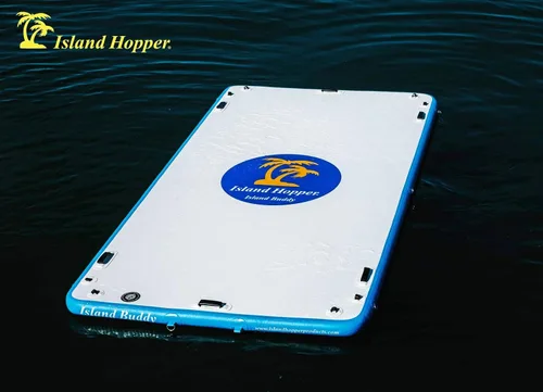 Vista 6 de Island Hopper Island Buddy - Muelle inflable para plataforma de agua