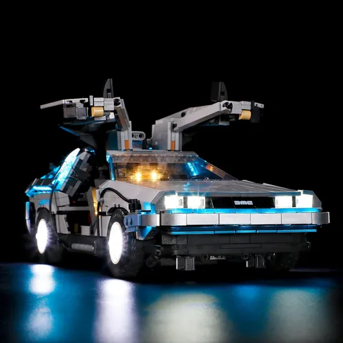 Vista 3 de BRIKSMAX Luz para Back-to-The-Future-Time-Machine 10300 - Kit de iluminación LED compatible con Lego Creator Expert - No incluye el set de Lego
