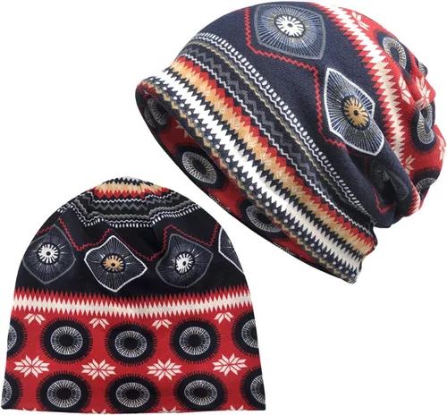 Vista 2 de Kayier Gorros de quimioterapia holgados y casuales para mujer