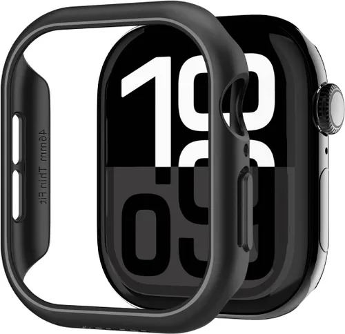Vista 20 de Spigen Funda delgada para Apple Watch Series 11/10 de 1.654 in Negro
