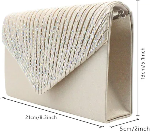 Vista 4 de Nuevo bolso nupcial del bolso de la boda de las señoras