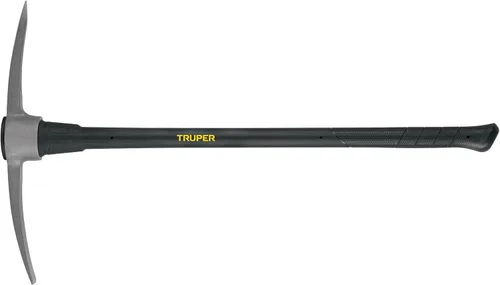 Vista 8 de Azadón cortador Truper 31612 2-1/2 libras, mango de madera, 36", Asa de fibra de vidrio