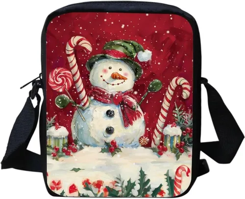 Vista 45 de Halloween Cat Small Messenger Bag Crossbody Shoulder Bag for Women Black Cat Pumpkin