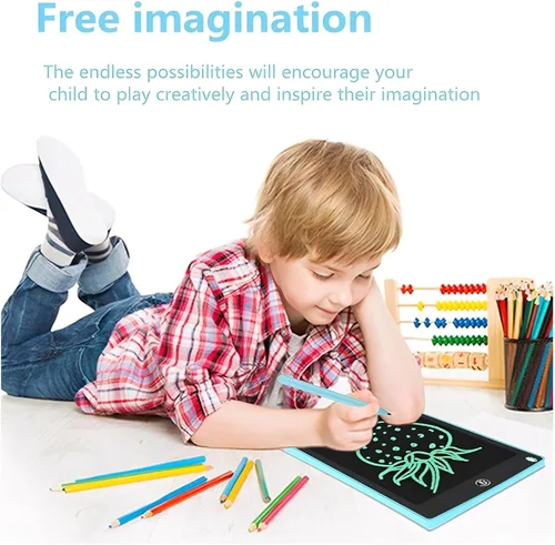 Vista 4 de Tableta de escritura LCD para niños, tablero de escritura de dibujo electrónico, tablero de dibujo educativo para niños de 6 años en adelante, niños