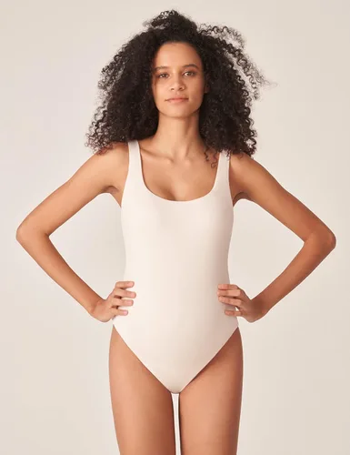 Vista 2 de POSHDIVAH Body de maternidad para mujer, cuello redondo, sin mangas, elástico, suave, para embarazo