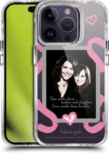 Vista 253 de Head Case Designs Gilmore - Funda negra a prueba de golpes con diseño de dibujos animados para niñas con licencia