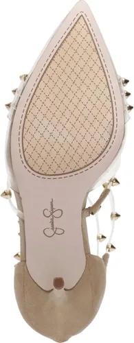 Vista 3 de Jessica Simpson Zapatos de tacón con tachuelas de gamuza sintética onduladas para mujer