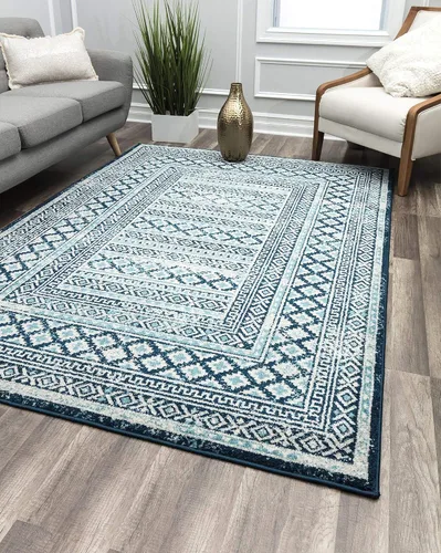 Vista 14 de Rugs America Hailey HY10A Heath - Alfombra vintage de transición de 8 x 10 pies