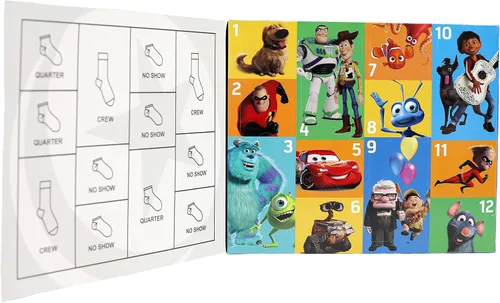 Vista 3 de Disney Caja de Adviento Pixar para niños de 12 días, Multicolor, M