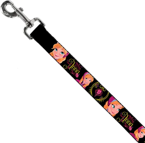 Vista 2 de BUCKLE-DOWN Pet Leash – bandera americana Vivid close-up