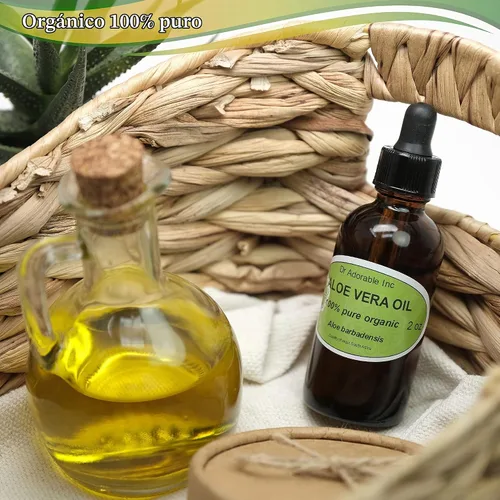 Vista 2 de Dr Adorable - 2 oz con cuentagotas - Aceite de Aloe Vera - Botella