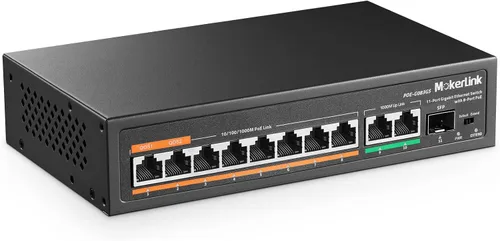 Vista 10 de MokerLink Switch Gestionado de 4 Puertos 2.5G con 2 Puertos Ranura SFP+ 10G, 4 x Puertos Base-T de 2.5Gigabit Compatible con 10/100/1000Mbps, Switch