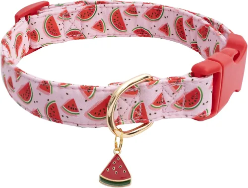 Vista 14 de Faygarsle Collar de perro floral para niñas y perras, collar suave y elegante para mascotas con diseño de flores, collar negro ideal para perros