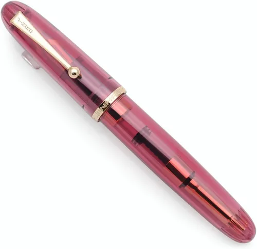 Vista 10 de Pluma estilográfica Jinhao 9019 serie Dadao con convertidor de tinta de alta capacidad (negro, punta media de 0.7mm)
