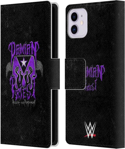 Vista 35 de Head Case Designs Funda de piel con licencia oficial de la WWE Portrait Damian Priest compatible con Apple iPhone 11