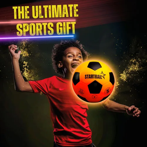 Vista 9 de Balón de fútbol iluminado, bola que brilla en la oscuridad NO 5, regalos de fútbol para niños de 8 a 12, 12 a 14 años, ideas de regalo para niños