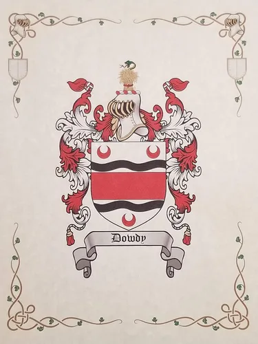 Vista 2 de Mr Sweets Hartz Coat of Arms, Family Crest 8.5x11 Print - Surname Origin: French France