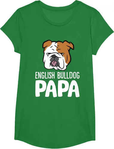 Vista 51 de Camiseta divertida de Bulldog Inglés para papá dueño de perro, Negro