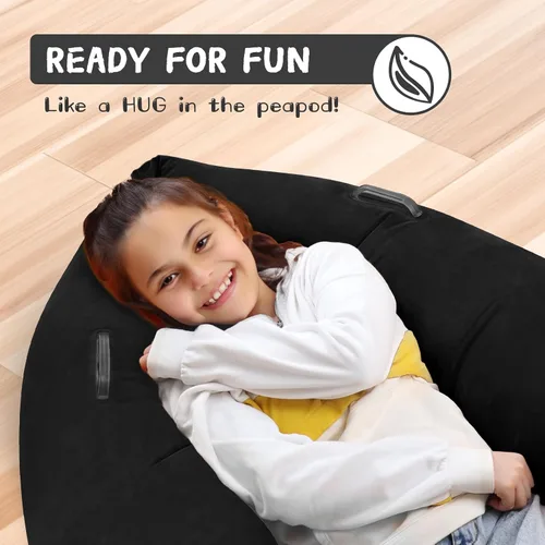 Vista 4 de Peapod - Silla sensorial de 60 pulgadas, cápsula sensorial inflable para autismo, proporciona terapia de alivio sensorial para niños a partir de 3