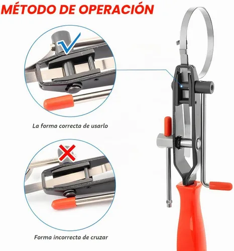 Vista 2 de BELOMI Alicates de abrazadera de arranque CV, kit de herramientas de bandas de abrazadera de oreja, alicates de eje de manguera automotriz