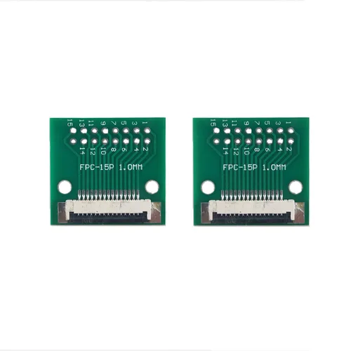 Vista 15 de MTCELL 6 unids FFC FPC PCB Converter Board 4 Pin 0.039 in Pitch to Dip 0.100 in para FCC Cable Par Extender Adaptador