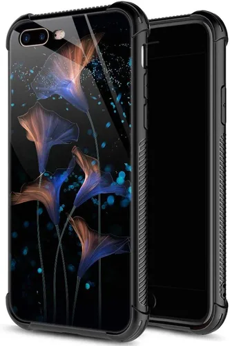 Vista 24 de ZHEGAILIAN Funda para iPhone 7/8 Plus, protección de grado militar, esquinas a prueba de golpes, funda antiarañazos para iPhone 7/8 Plus, girasol