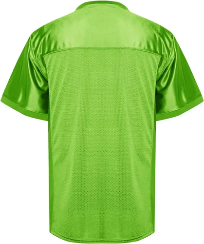 Vista 3 de Camiseta de fútbol en blanco, camiseta atlética de fútbol para hombre, camiseta deportiva de hip hop, S-3XL