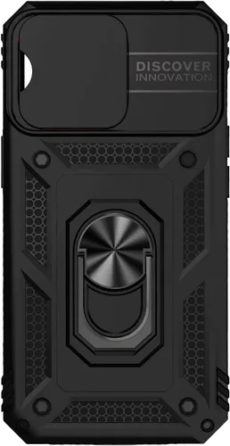 Vista 9 de Funda para iPhone 13 Pro con cubierta para lente de cámara, protector de pantalla HD, doble capa de protección contra caídas de grado militar
