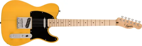 Vista 10 de Squire Sonic Telecaster - Guitarra eléctrica, color negro, diapasón de arce
