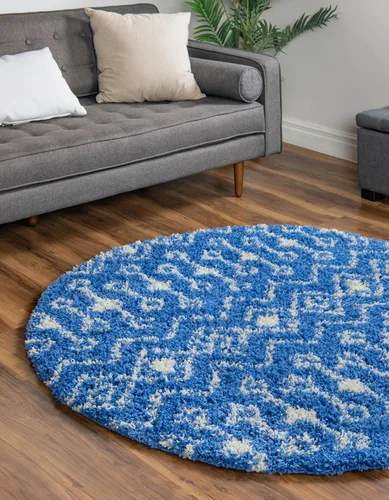 Vista 18 de Unique Loom Moroccan Trellis Shag Collection - Alfombra de área - Meknes (2 pies 2 pulgadas x 3 pies 1 pulgada, rectangular, marrón claro/marfil)