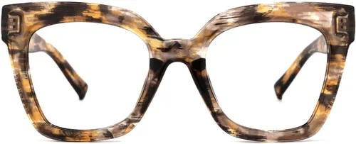 Vista 68 de Zeelool Gafas de luz azul para mujer de moda de tira cuadrada de moda gafas de computadora gafas antifatiga ocular Malcolm JGA000269-22B