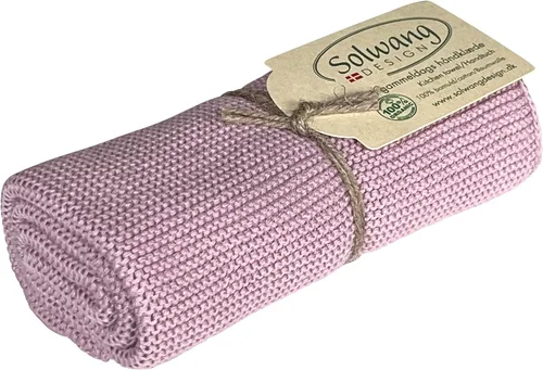 Vista 10 de Solwang 100% algodón orgánico certificado fabricado en la India Toalla de cocina/mano de diseño danés (verde ártico orgánico)